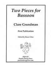 Two Pieces for Bassoon Unaccompanied cover